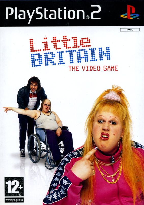 Little Britain box art for Playstation 2